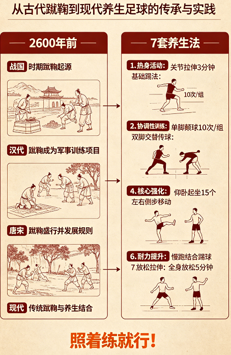 飞将军健康养生网 足球居然是中国人发明的?!我用7套养生法把2600年足球史讲透了,照着练就行!(图4)