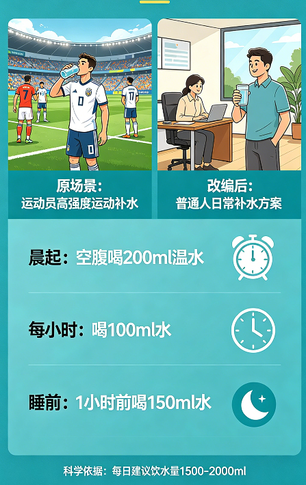 世界杯都在吵的“强制补水”，我把它改成普通人能直接抄的养生招(图6)