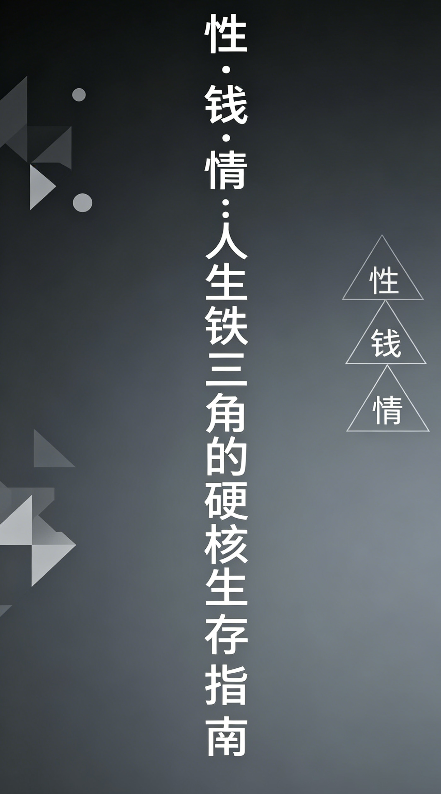 性·钱·情：人生铁三角的硬核生存指南(图3)