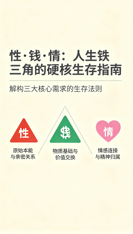 性·钱·情：人生铁三角的硬核生存指南(图2)